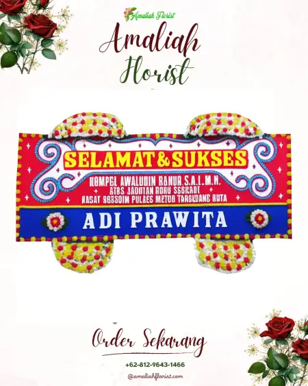 Papan Bunga Ucapan Selamat Terate